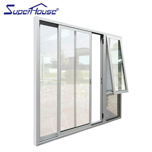 Superhouse Commercial system aluminium doors with double glass