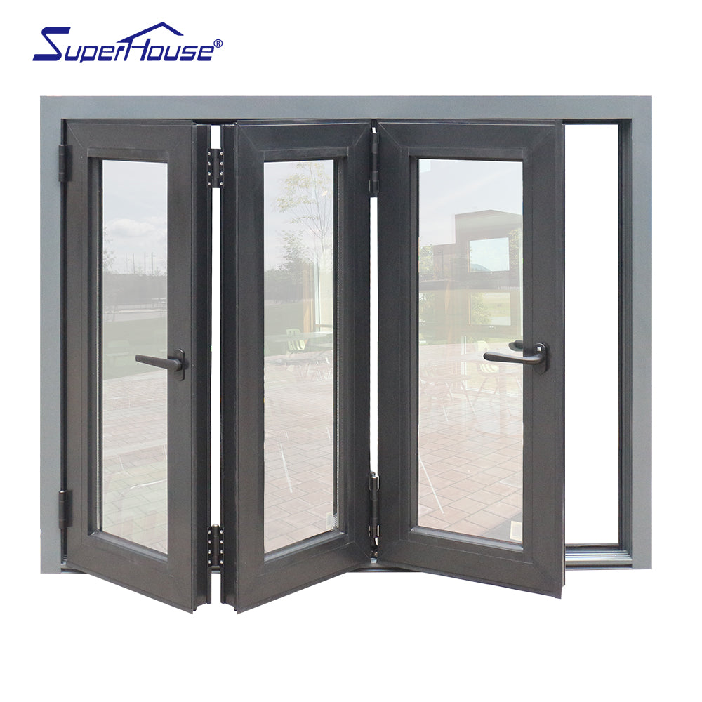 Superhouse North America style aluminium doors and windows designs aluminum folding window