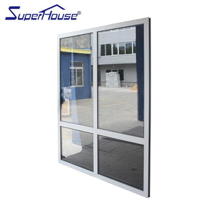 Superhouse Florida Apartment project use Hurricane proof impact resistance storefront fixed window with 70 PSF