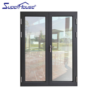 Superwu China supplier energy saving modern designs frosted glass cheap interior casement doors