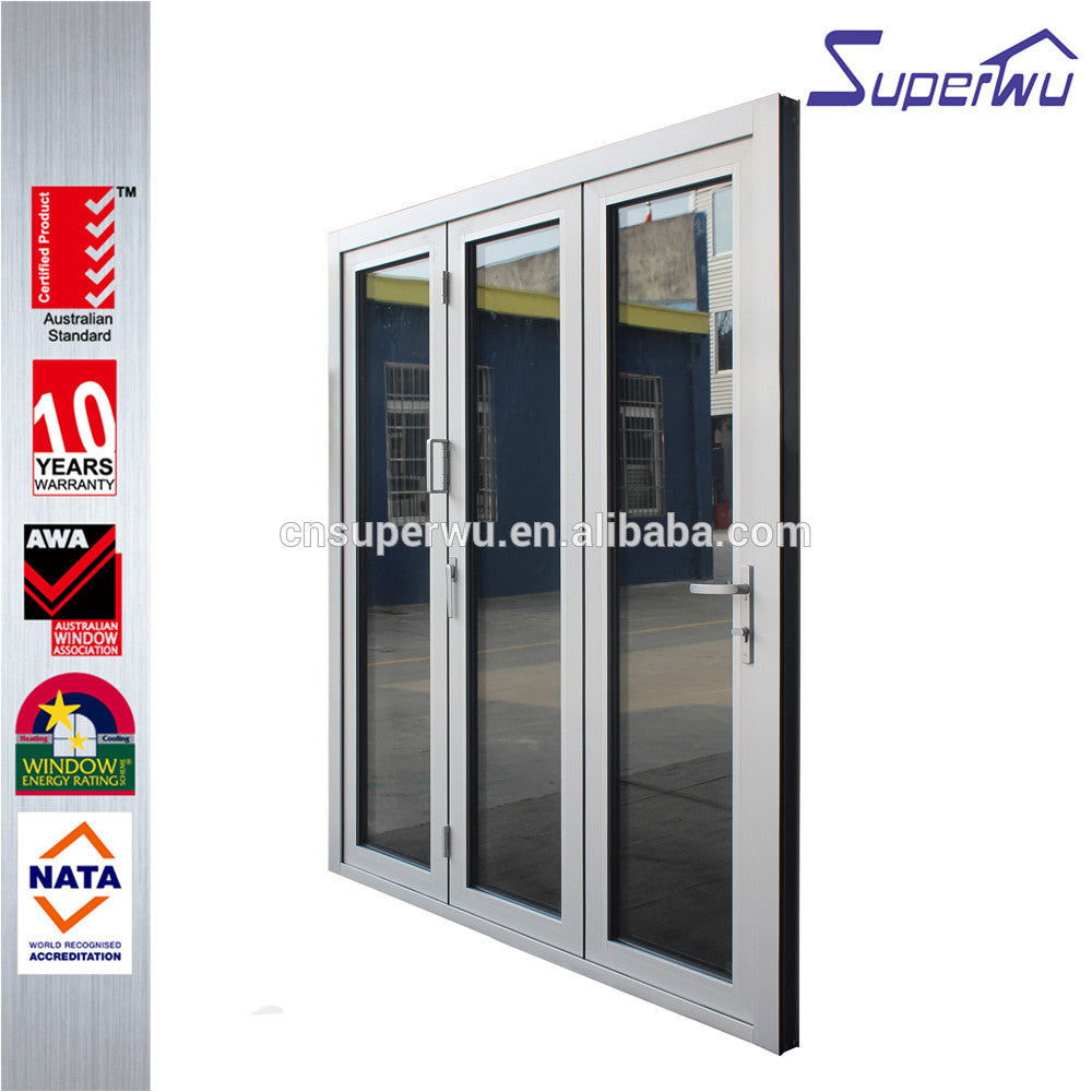 Superhouse Latest home design AS2047 Australian standard aluminium glass folding door