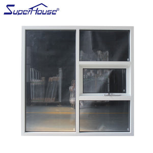 Superhouse Window wall reflective euro grey glass Privacy awning tilt window