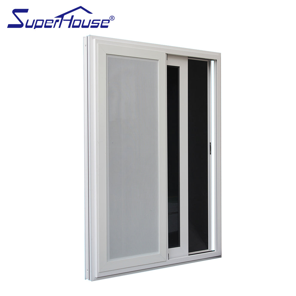 Suerhouse Bulletproof glass vertical interior aluminum sliding window price United States