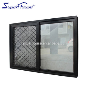 Superhouse Australia AS2047 standard 10years warranty commercial aluminum window grills design pictures for sliding windows United States