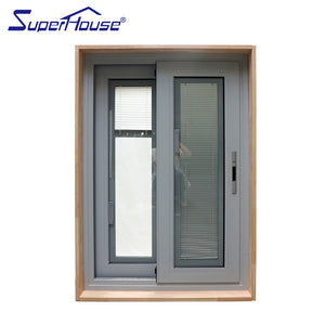 Suerhouse AS2047 certified and US certified Energy Saving soundproof double glazed aluminum sliding window