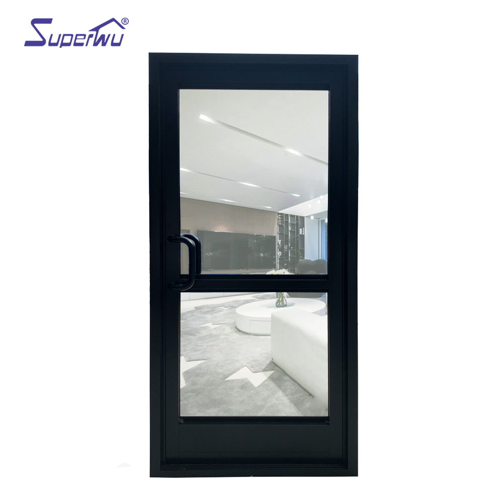 Superhouse Thermal break aluminium casement door/high quality casement door/used commercial glass doors for sale