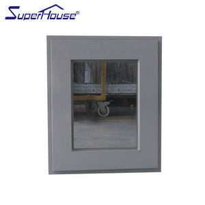 Superhouse waterproof hurricane aluminium reflective grey glass chain winder awning window