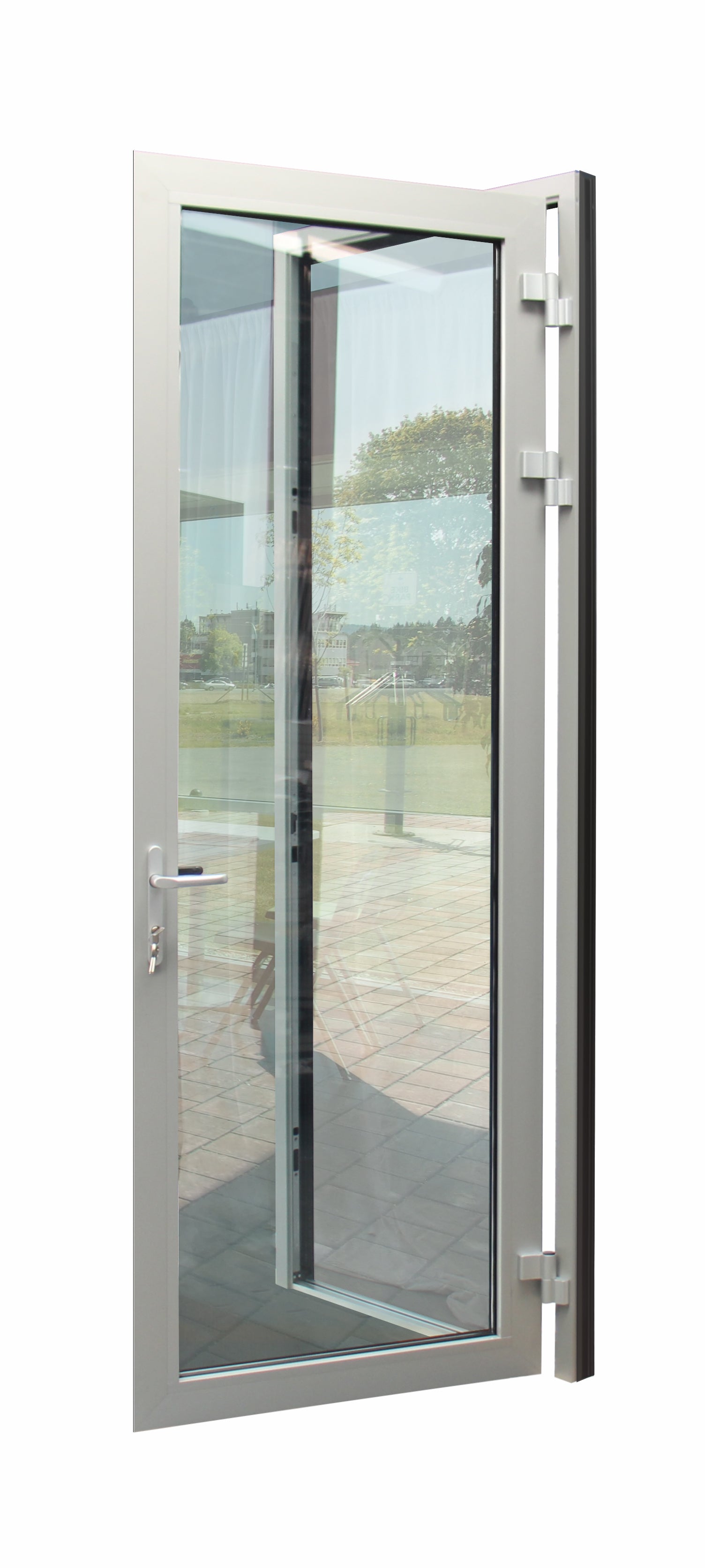 Superhouse China supplier AAMA/AS2047/NZS4211 NOA certificate hurricane proof glass exterior doors