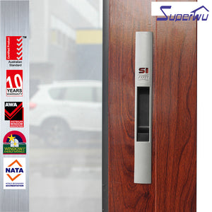 Superwu Doors aluminum multi track wind pressure resistance sliding door with grill