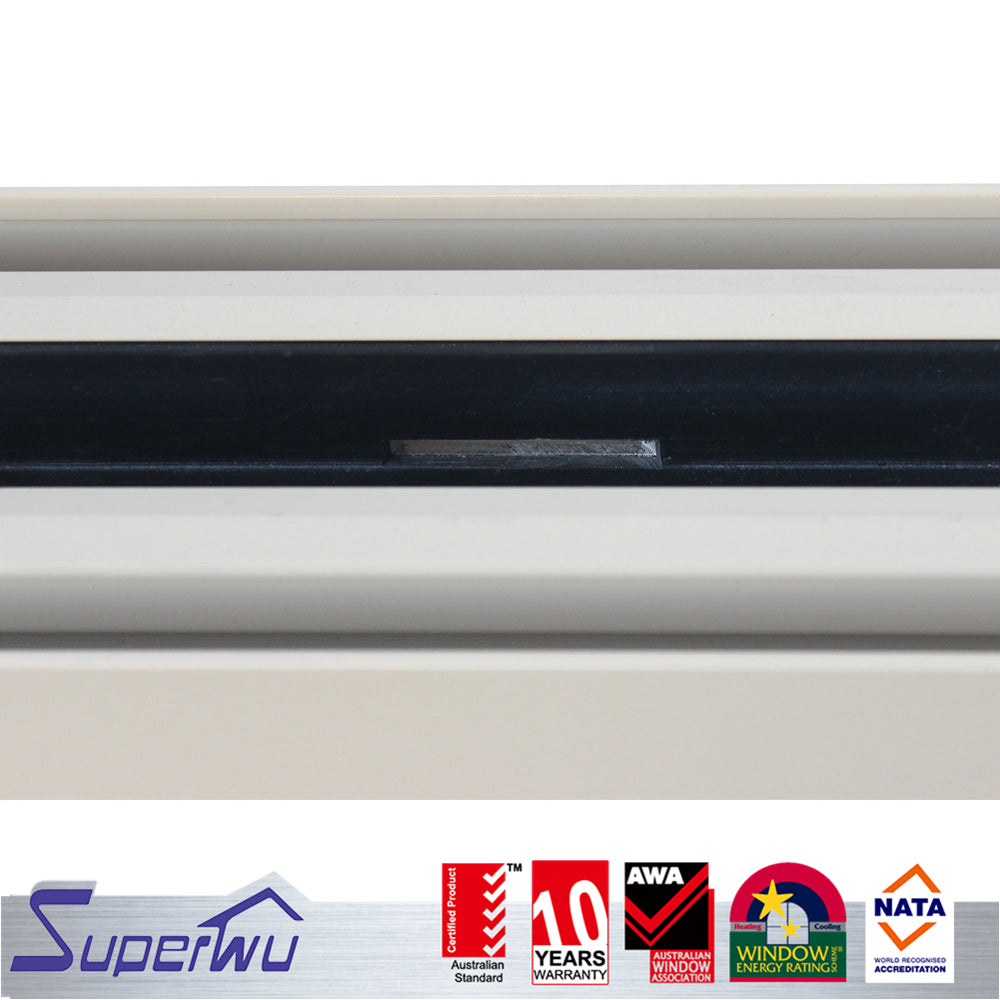 Superwu Top quality Meet Florida code standard wind proof sliding windows with timber reveal