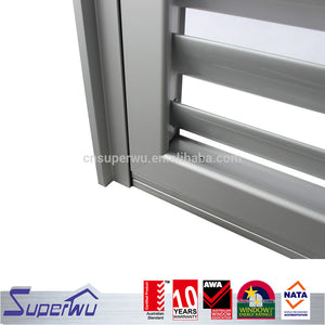 Superwu Anodized aluminium louvre hinged door for sun shade