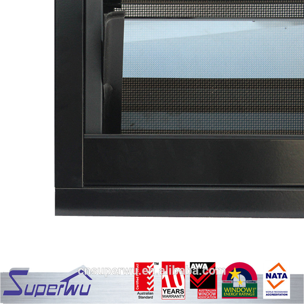 Superwu Australia standard aluminum profile glass louvre window cheap price of glass louver