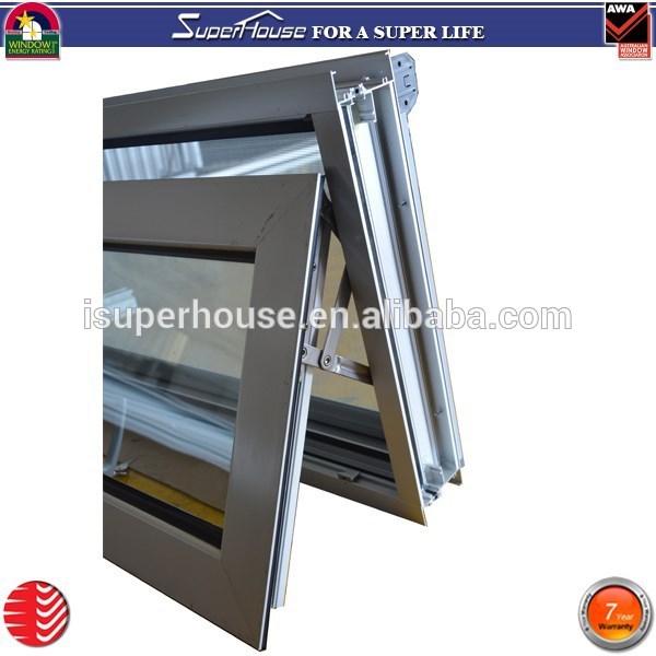 Superhouse China sound insulation aluminium roof swing window for villa