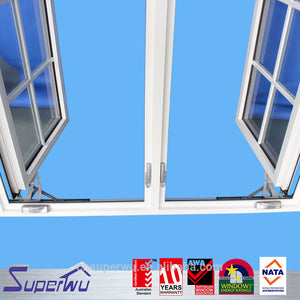 Superwu meet Florida code house windows design heat insulation tempered glass casement window
