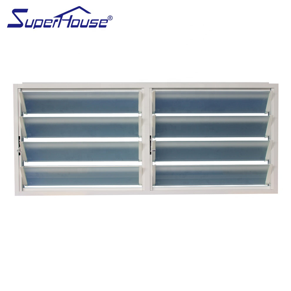 Superhouse Frosted glass louver window for shower room