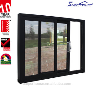 Superhouse New design soundproof industrial windows used office sliding glass window office sliding window