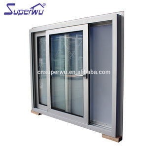 Superwu Aluminum bullet proof glass window Australia sliding window AS2047 standard aluminum windows and doors
