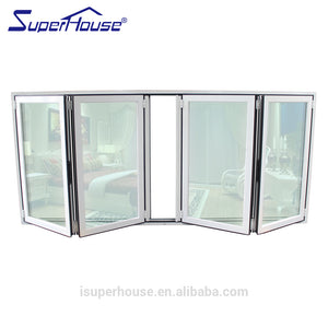 Superhouse superhouse aluminium commercial system horizontal window bi fold with America standard