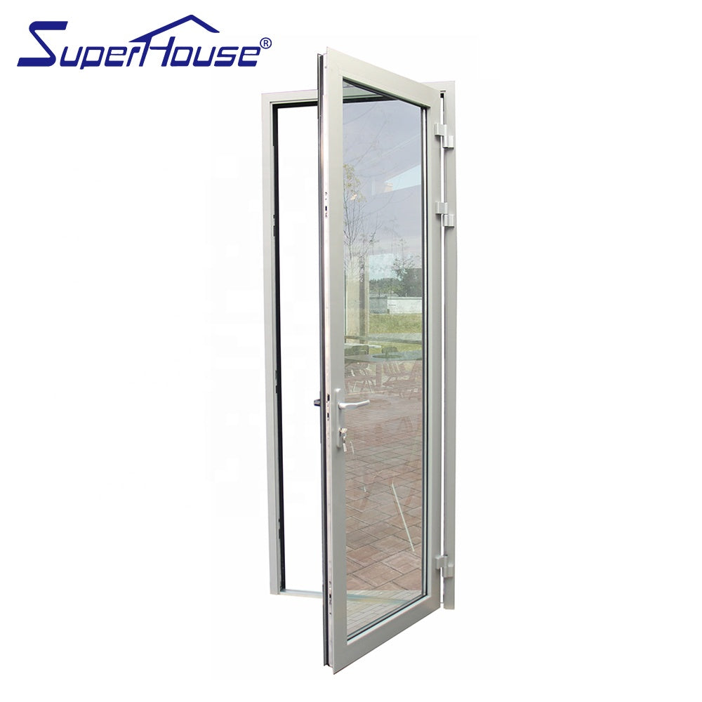 Superhouse Australia standard Acoustic 38DB laminated glass exterior use front aluminum french door