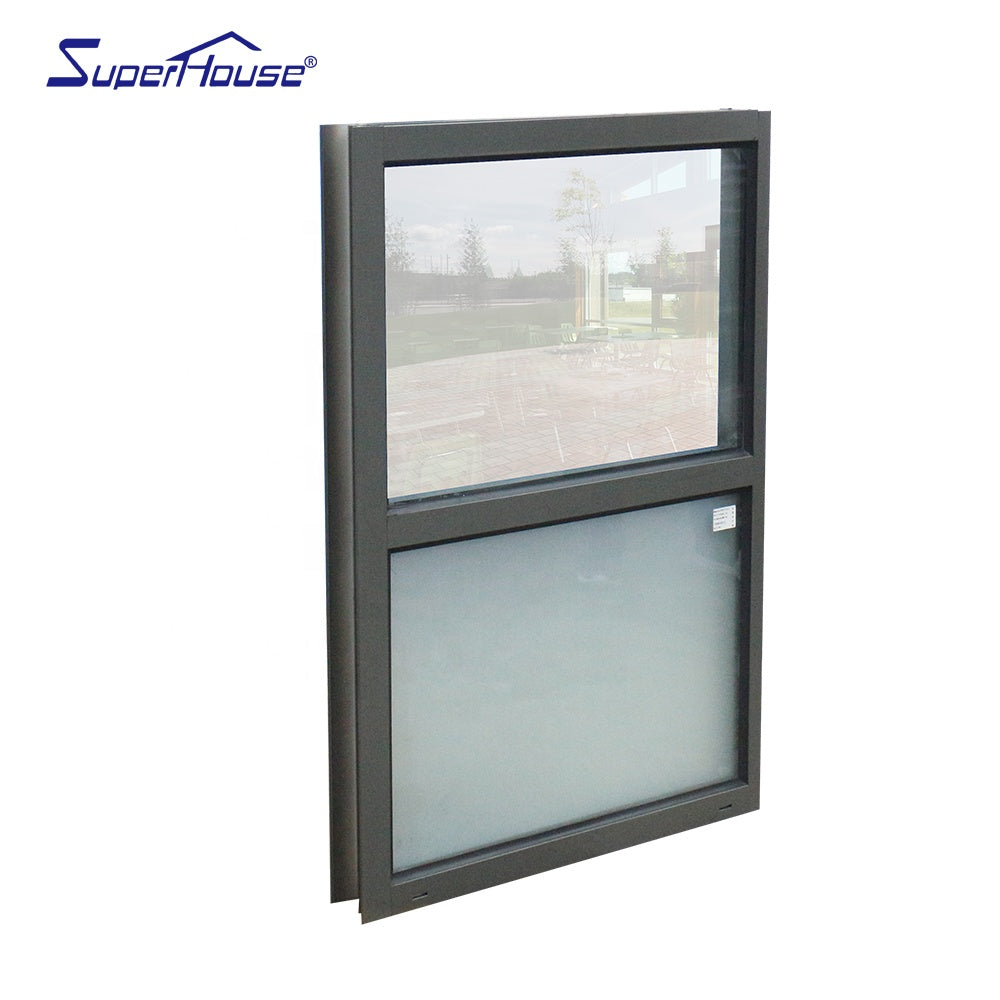 Superhouse Hurricane proof NOA standard Shanghai Factory Price aluminum fixed glass window