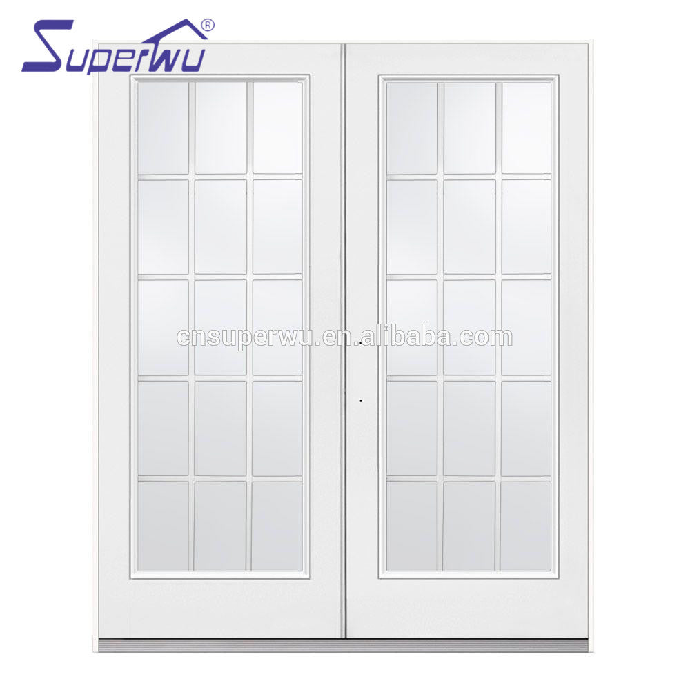 Superwu USA standard pvc exterior doors and windows pvc entrance door