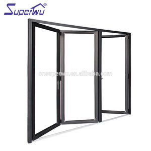 Superhouse Superwu cheap metal accordion interior aluminum folding doors with locks