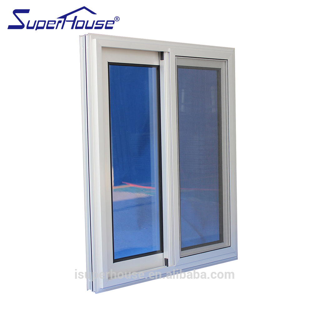 Suerhouse Australia standard sliding windows double glazed dust proof window with flyscreen