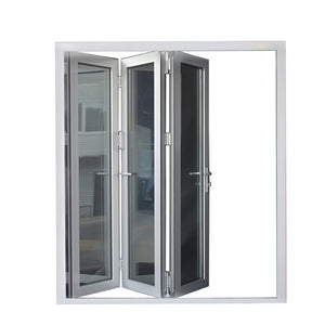 Superhouse Interior bifold design frameless glass folding door for living room