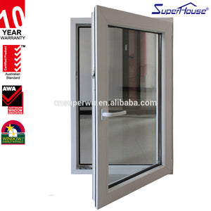 Superhouse china market Pvc Upvc Casement window design with USA standard