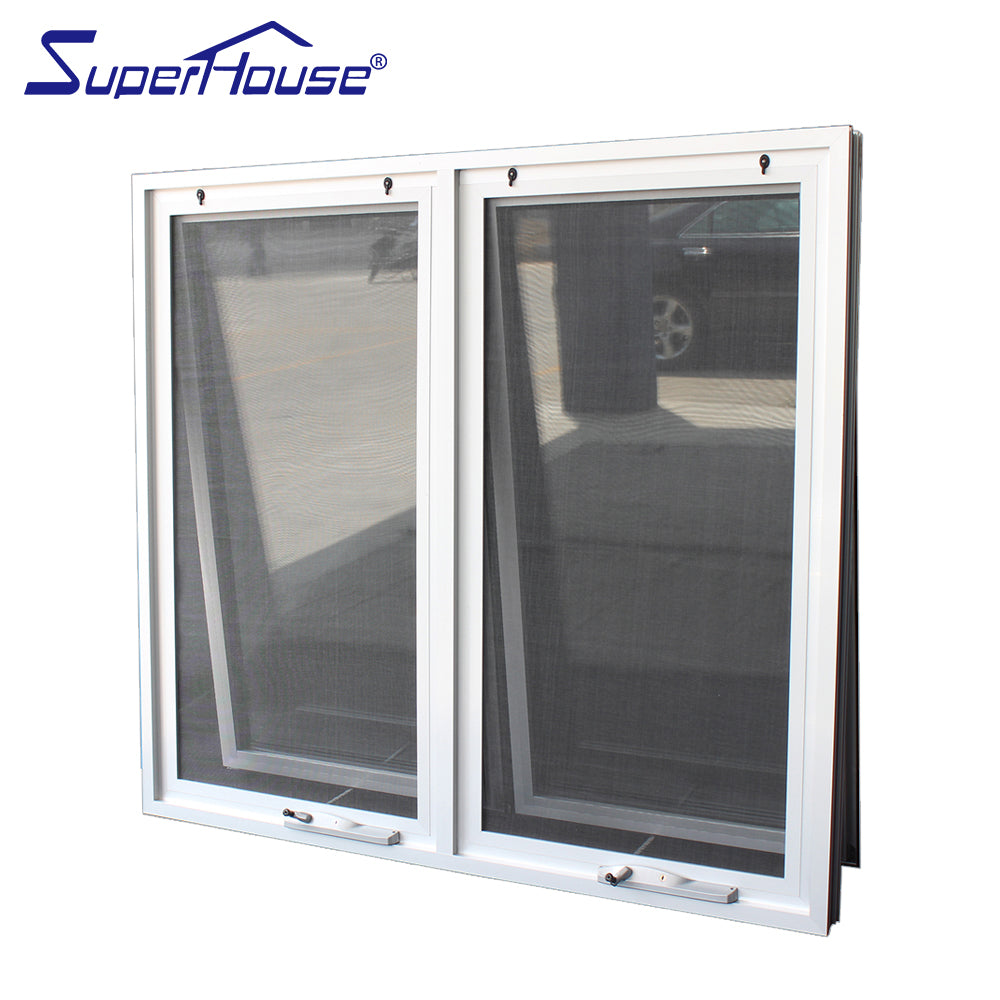 Superhouse bullet proof HS GLASS aluminum awning window