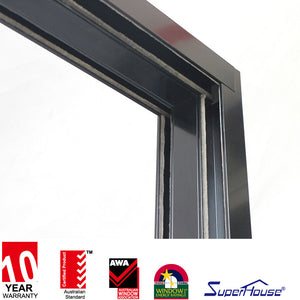 Suerhouse Australia standard sliding terrace glass doors half glass aluminium sliding mesh door