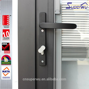 Superwu Miami Dade Code standards american front door aluminium sliding folding door