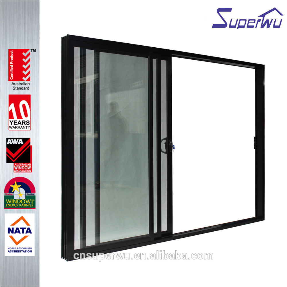 Superwu Australia standard used commercial sliding doors high quality sliding door