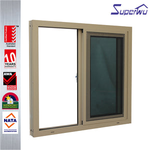 Superhouse Australian standard glass warehouse sliding door & window slide aluminum sliding shed window