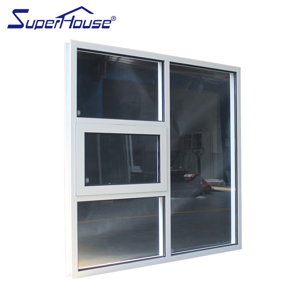 Superhouse Window wall reflective euro grey glass Privacy awning tilt window