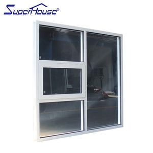 Superhouse Window wall reflective euro grey glass Privacy awning tilt window