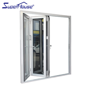 Suerhouse Safe glazing aluminum frame hotel design wooden doors shop front door aluminium