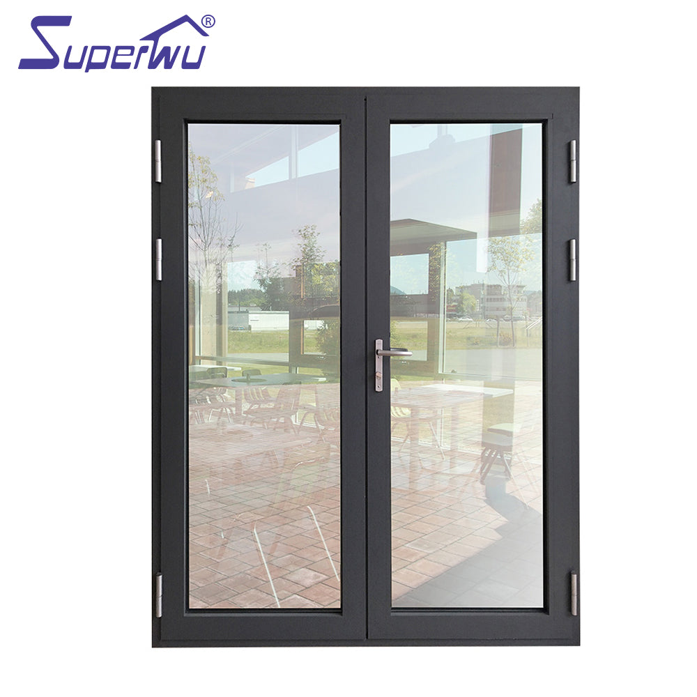 Superhouse AU & NZ standard commercial aluminium swing windows fancy glass doors