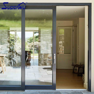 Superwu home innovative new products aluminium system coplanar lift sliding door