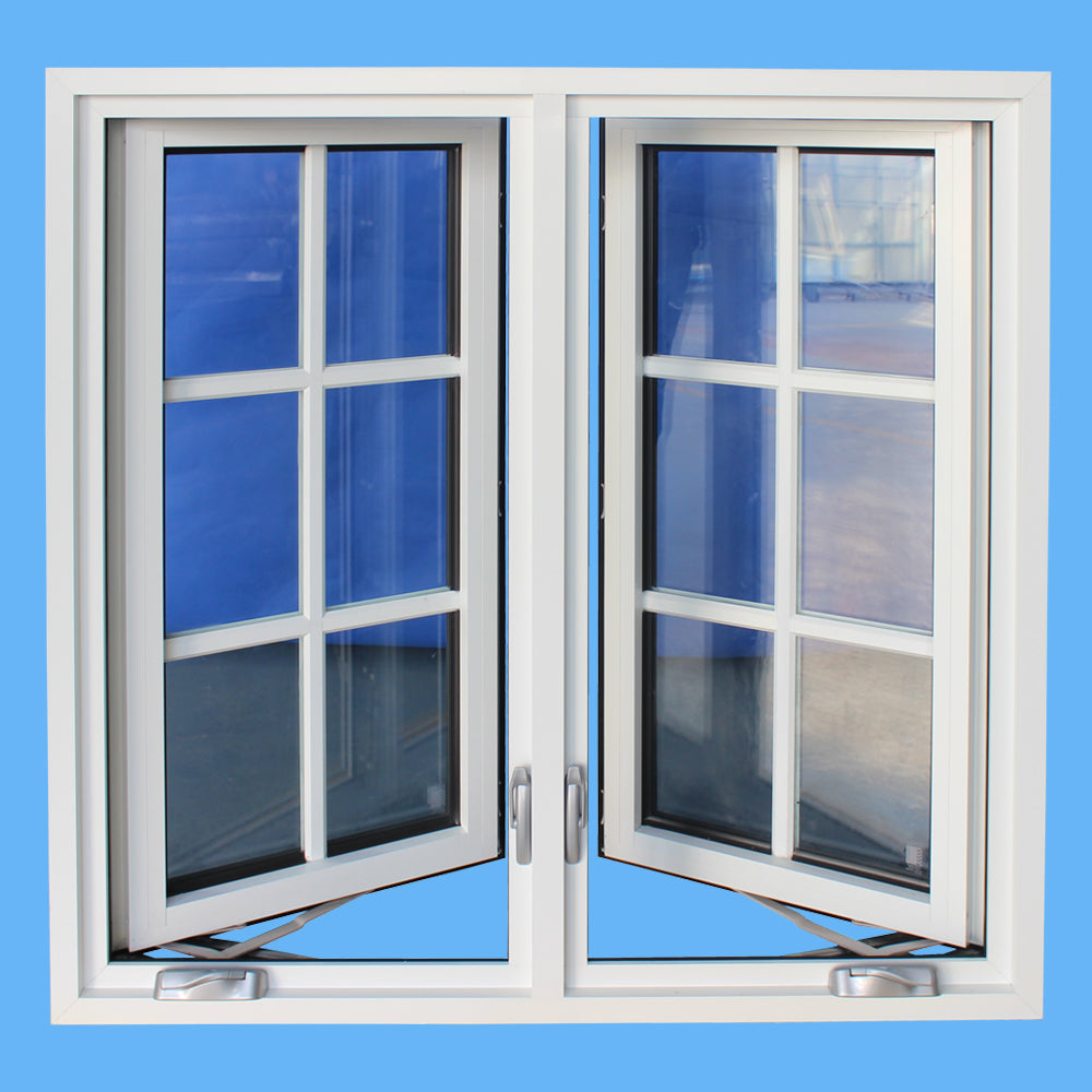 Superwu Two metal window leaf frame aluminum casement window with Australian standards AS2208
