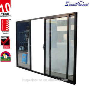 Suerhouse Superhouse AS2047 certified sliding front doors european style interior door double entrance door