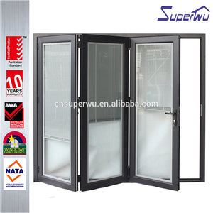 Superhouse Alibaba china aluminum door for external price aluminium bi-folding glass door
