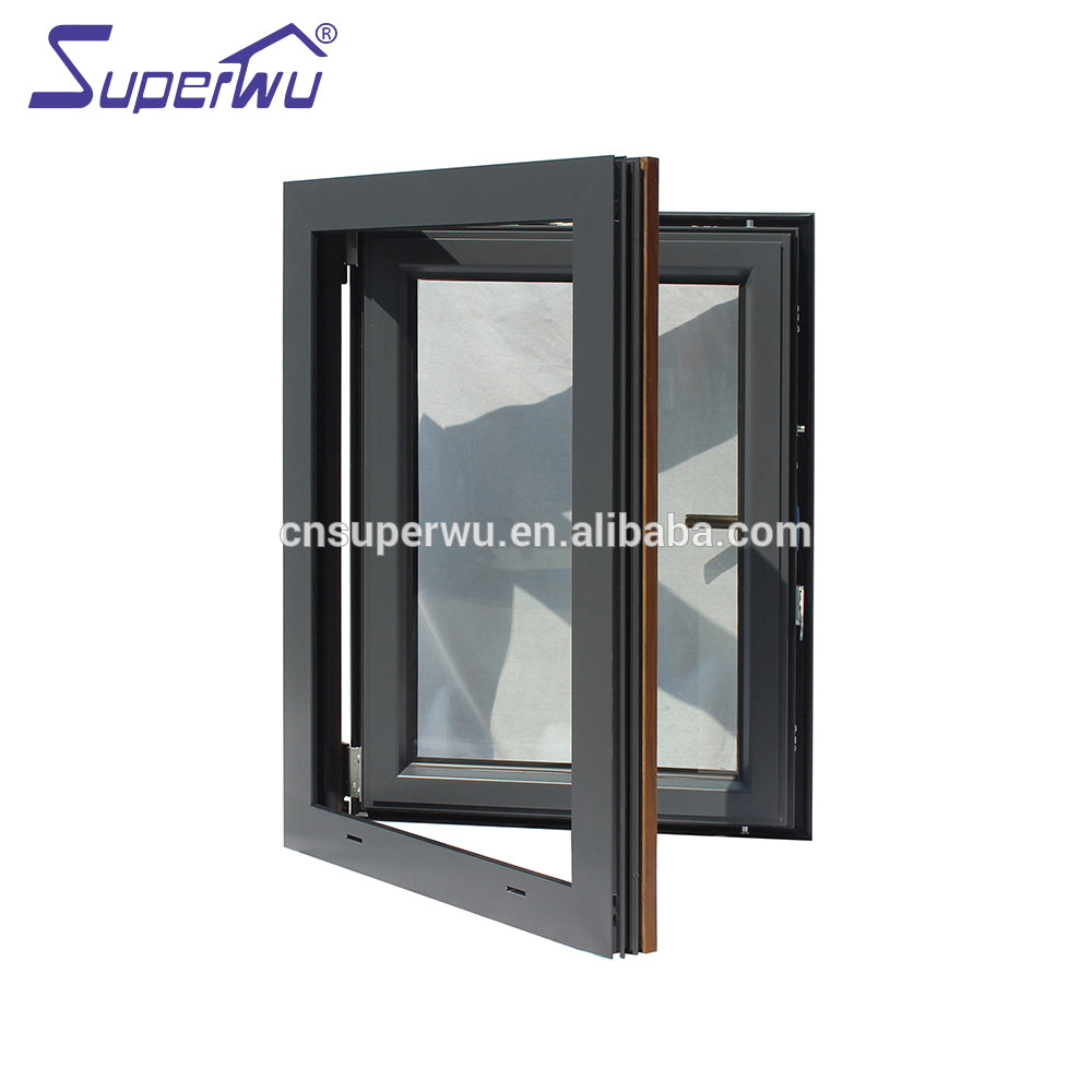 Superhouse Alibaba china double glazed aluminum clad wood window with Australian standard As2047