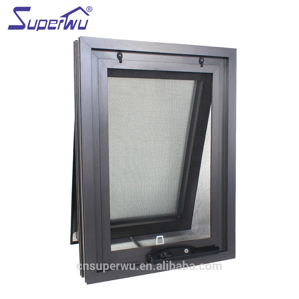 Superhouse China product double glazed aluminum australian standard awning window