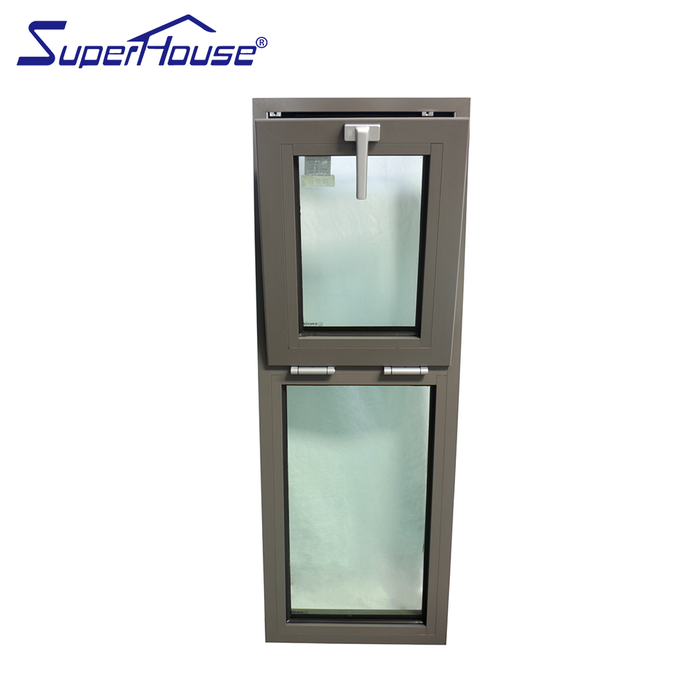 Superwu Bullet proof tilt and turn window with fixed window best quality