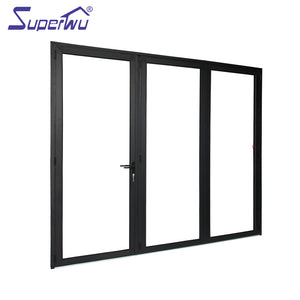 Superwu Australian standard new design high quality aluminium frame bi-folding door flyscreen available