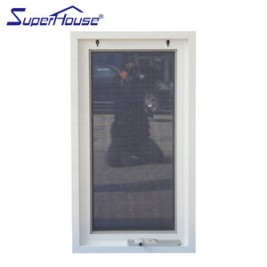 Superhouse White color chain winder awning window comply with Australia standard