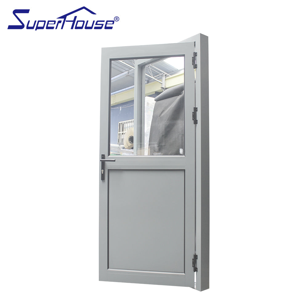 Superwu Australia standard half glass half aluminum-plastic board french door casement french door hinged door