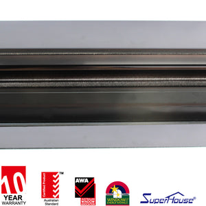 Superwu Aluminum Alloy No noise, No threshold, Beautiful, Generous Black Hanging Rail Door