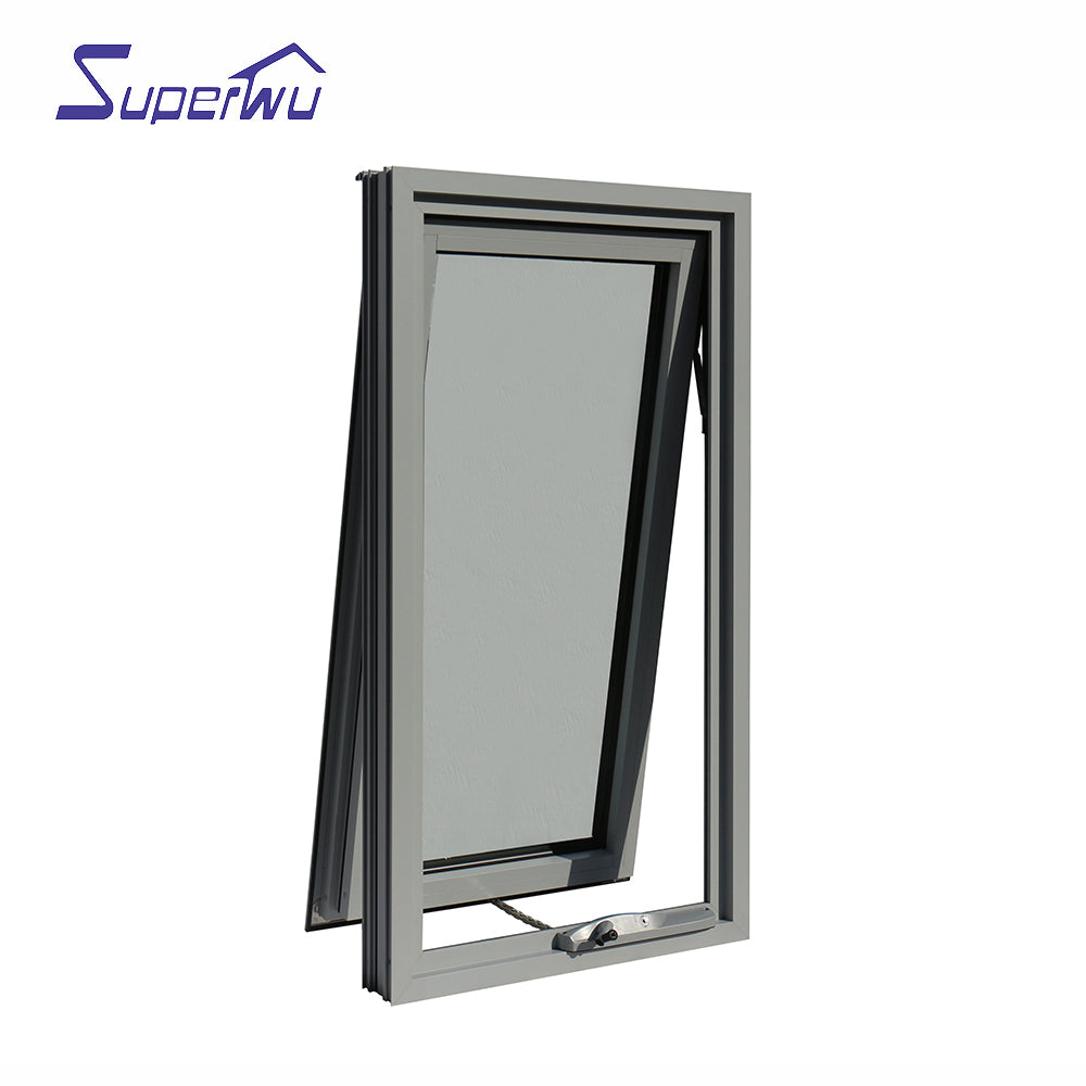 Superwu AS2047 Certificate High-end Supplier Modern Design Aluminum Awning Window